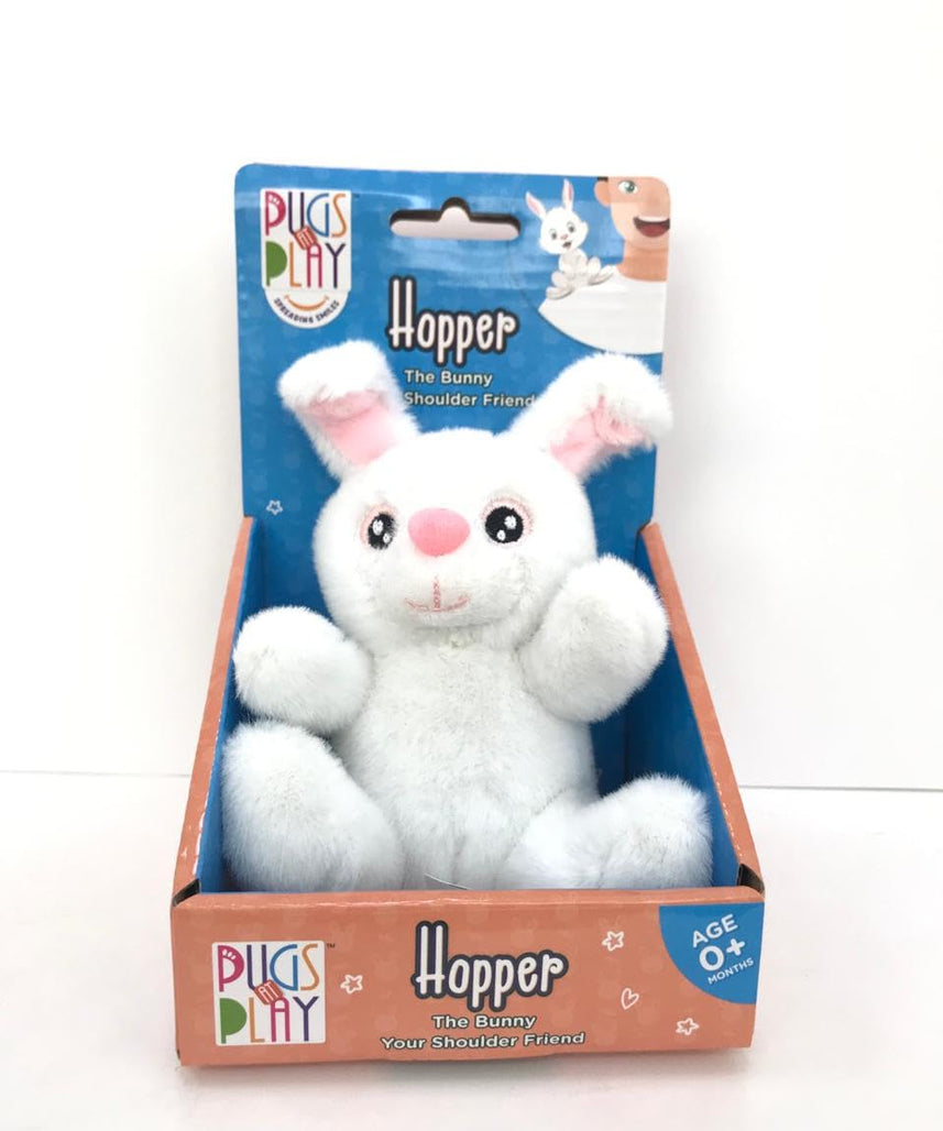 Pugs At Play Shoulder Buddy Hopper 4-Inch