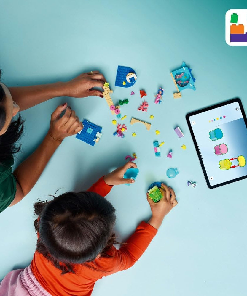 LEGO Gabby's Dollhouse Mermaid Gabby's Aquarium Adventure Toy with Gabby Mini Doll MerCat Figure and Accessories Gift for 4+ Year Old Girls and Movie Fans 11204