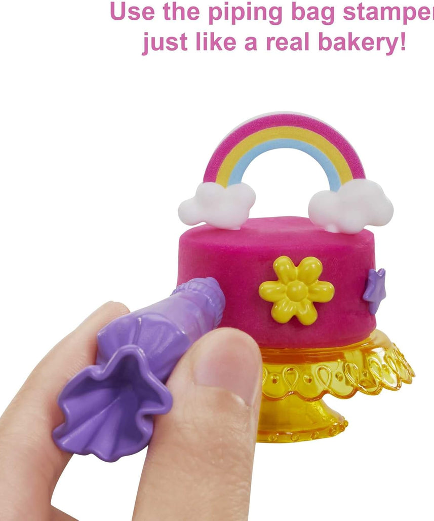 Barbie Bakery Playset With 12 In Petite Doll, Pink Hair, Bakery Station, Cake Making Feature & 20+ Realistic Play Pieces, 3 & Up