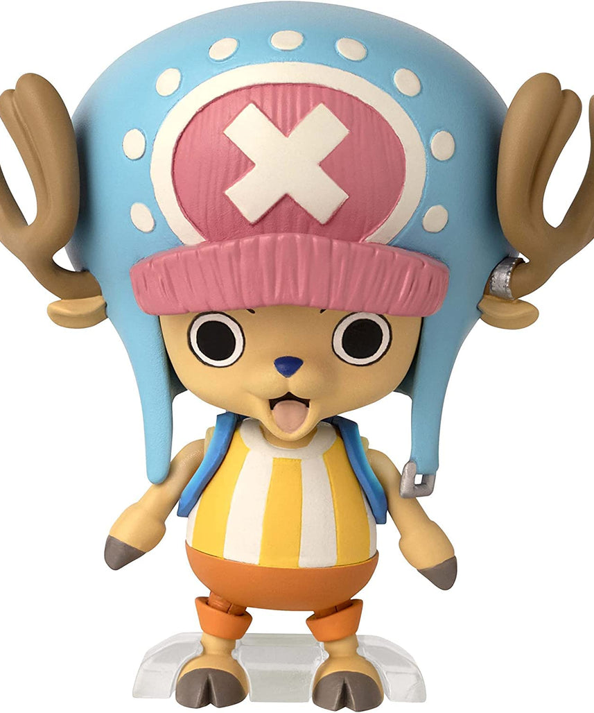 Bandai Anime Heroes One Piece Figures Tony Tony Chopper Action Figure, 17cm Articulated Chopper Anime Figure With Swappable Arms Faces And Backpack, Pirate Toys, Gift, Manga Lovers, Collectible Manga