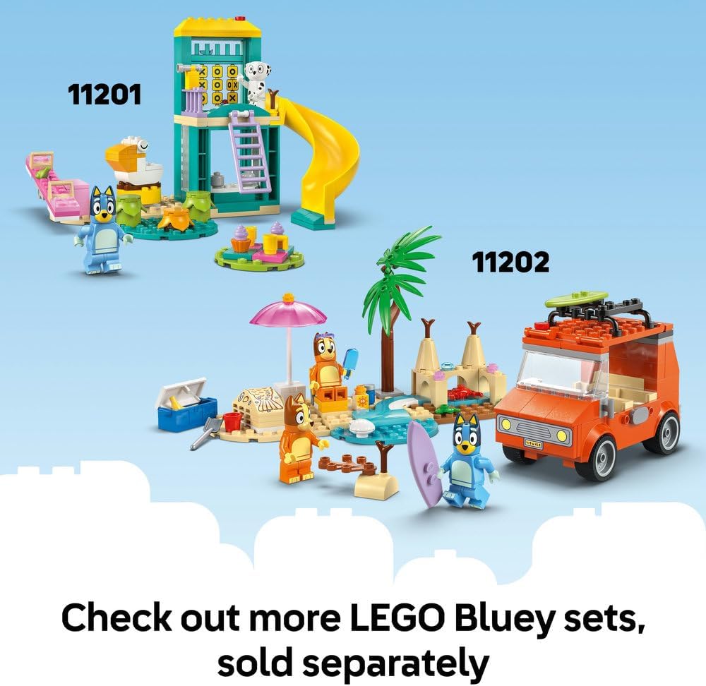 LEGO Bluey: Bluey's Family House Toy - Modular Playset with Multiple Rooms, a Garden, 4 Minifigures & Fun Accessories - Birthday Gift for 4+ Year Old Girls & Boys or TV Show Fans - 11203