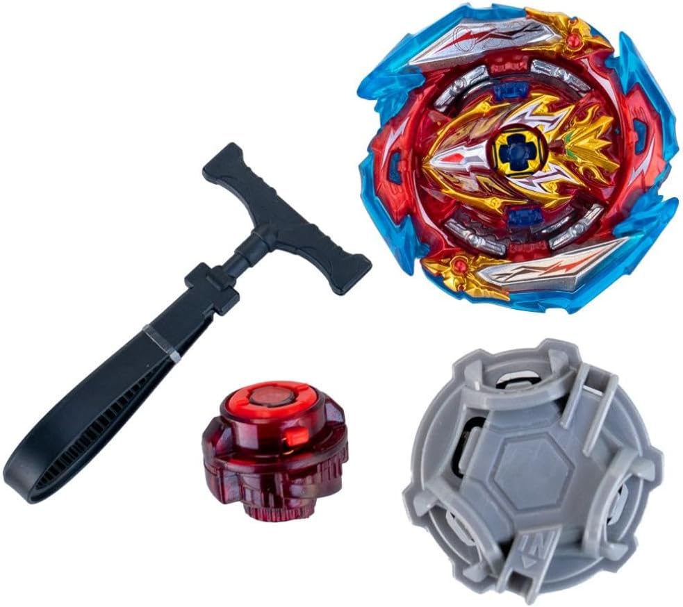 Beybattle Burst Takara Tomy – The Original Beyblade Infinite Achilles S, Dual-Spin Performance Tip, Ages 8+