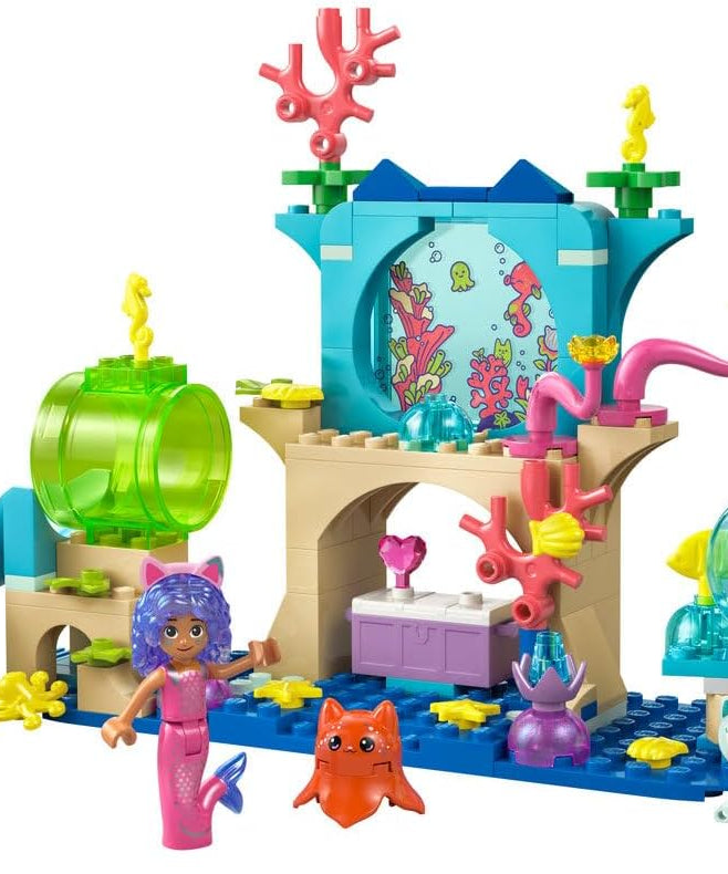 LEGO Gabby's Dollhouse Mermaid Gabby's Aquarium Adventure Toy with Gabby Mini Doll MerCat Figure and Accessories Gift for 4+ Year Old Girls and Movie Fans 11204
