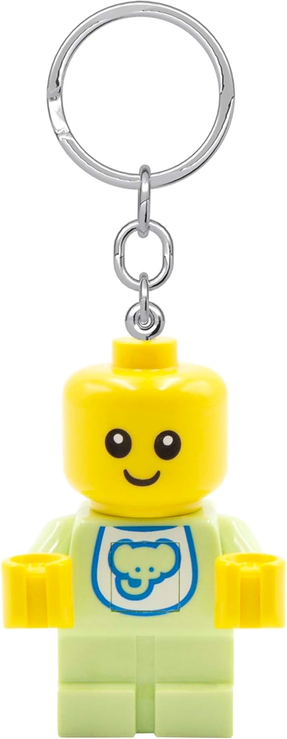 LEGO Minifigures - Large 2.25 Inch Tall Figure Keychain Light - Baby (KE209H), Multicolor, Large - 2 inches tall