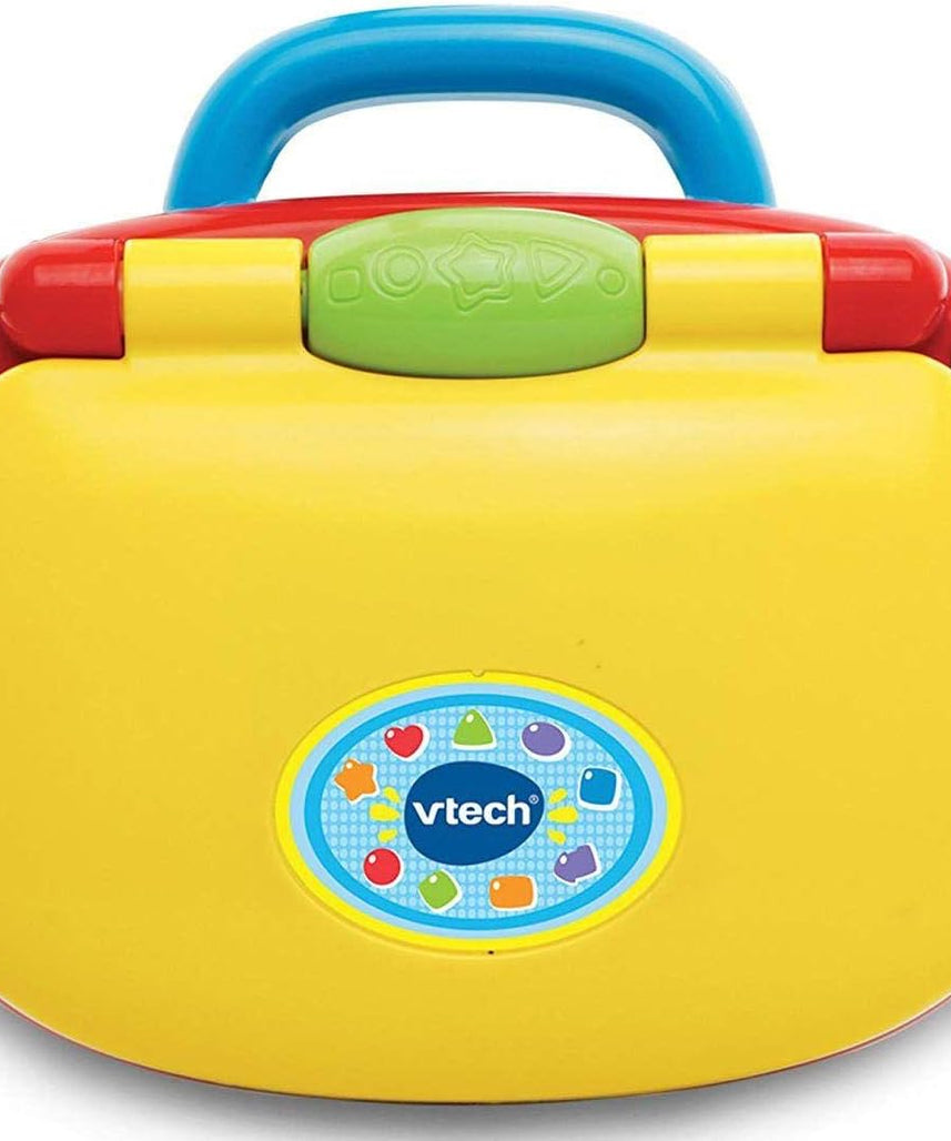 VTech Baby Laptop Colourful Learning Laptop with LCD Screen Sounds Music Animals Shapes and Roleplay for Babies 6 Months+