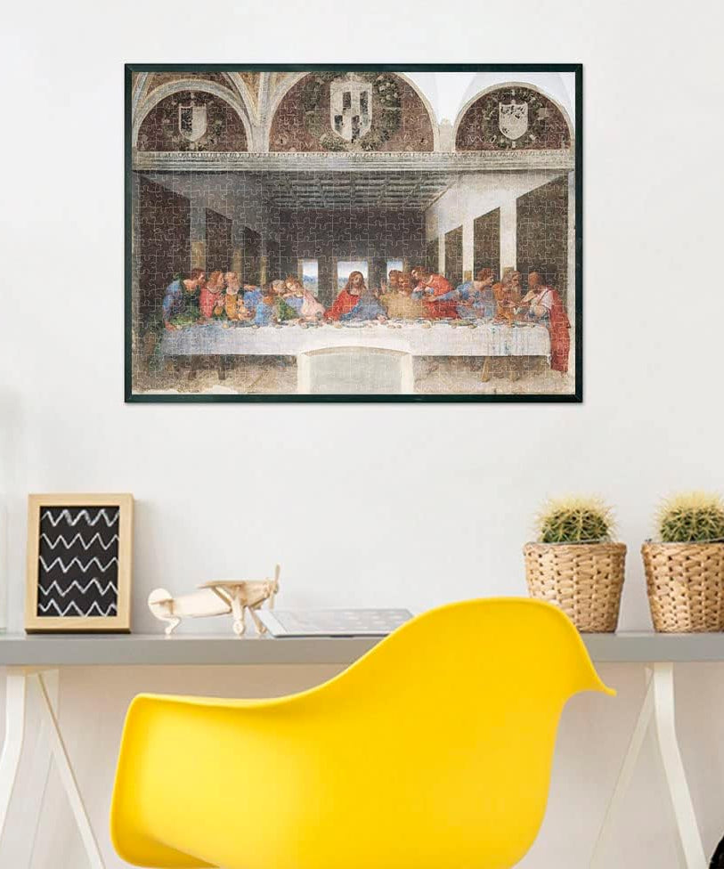Clementoni 31447 Clementoni-31447-Museum Collection-Leonardo: The Last Supper-1000 Pieces, Multi-Colour