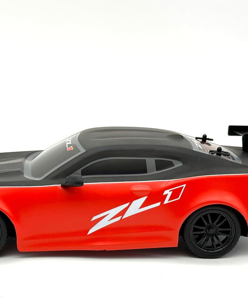 D-Power 1:16 Chevrolet Camaro ZL1 2021 RC Car, Vapor Exhaust Effect, 2.4GHz Remote Control, Rechargeable Battery, Ages 6+
