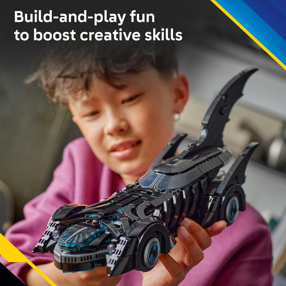 LEGO DC Batman Forever Batmobile - Super Hero Car Toy with a Minifigure - incl. an Opening Cockpit & Detailed Interior - Gift for 12+ Year Old Boys, Teenagers & Adult Fans - 76304