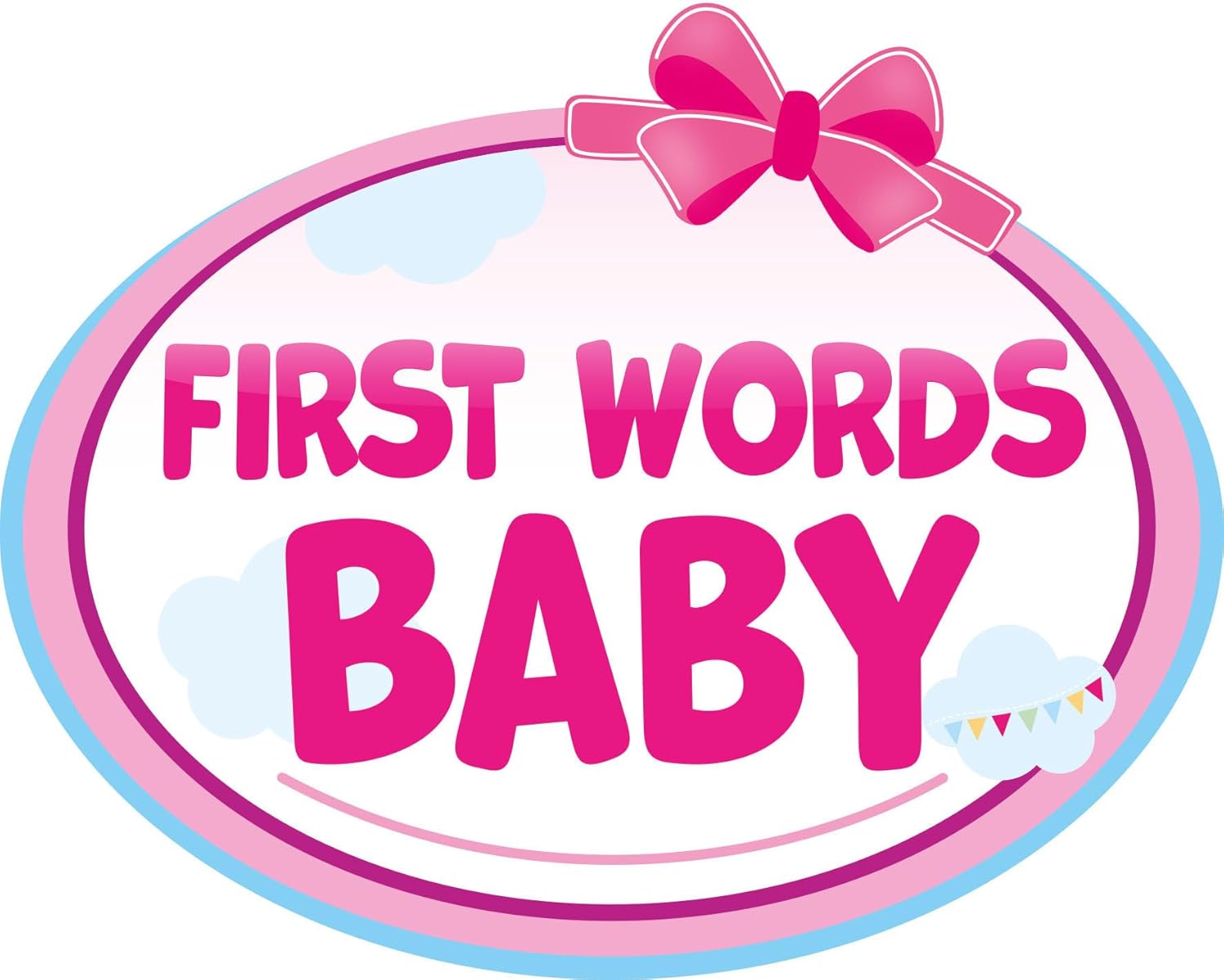 Bayer First Words Baby Doll 40cm with 24 Sounds, Soft Cuddly Talking Baby Doll Toy, Battery Operated Role Play Doll for Toddlers, 10M+ Months