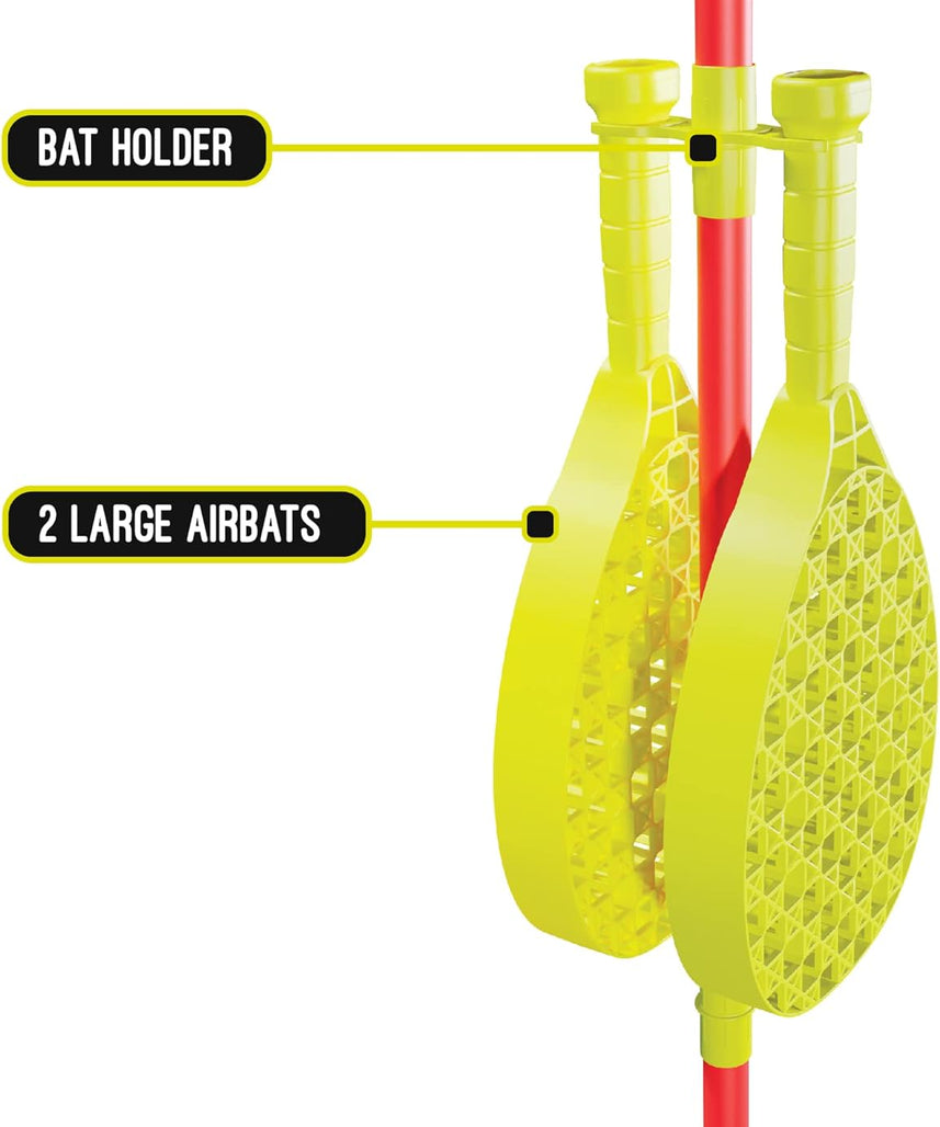 Mookie Swingball Classic with Championship Spiral Top and Real Tennis Ball, Outdoor Swing Tennis Game for Active Play, 5Y+ Years