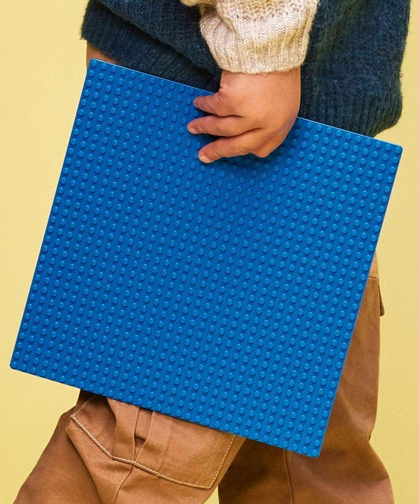 LEGO 11025 Classic Blue Baseplate, Construction Toy for Kids, Building Base, Square 32x32 Build and Display Board