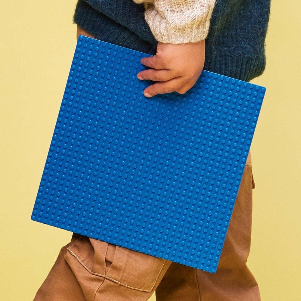 LEGO 11025 Classic Blue Baseplate, Construction Toy for Kids, Building Base, Square 32x32 Build and Display Board