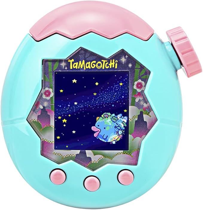 BANDAI Tamagotchi Jade Forest Paradise Virtual Pet Jade 43424 Electronic Toy Ideal for Ages 6+ Zoom into Paradise to Surround Your Electronic Pet