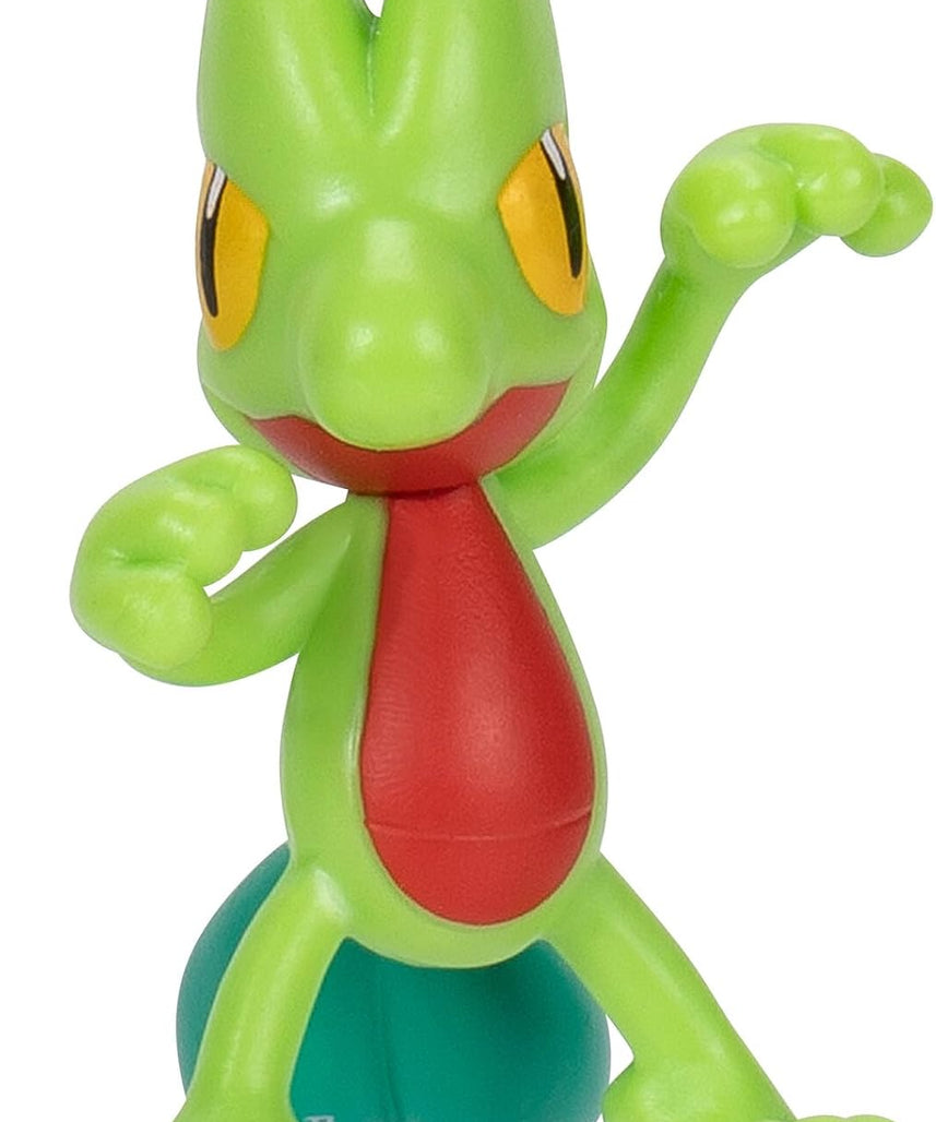 Pokemon Pikachu & Treecko Figures, Detailed Official Figures, Battle Ready, Action Figurines, Collectibles, Display Toys for Boys, Battle Figure
