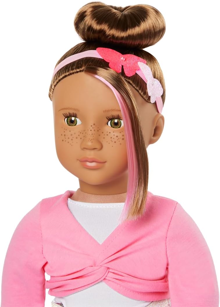 Our Generation 18-inch Ballerina Doll in Butterfly Ballet Outfit - Mika
