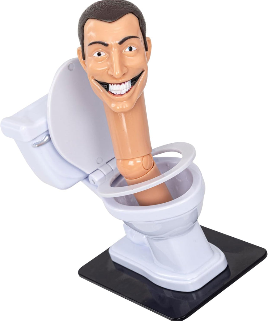 Skibidi Toilet Deluxe Figure Series 2 Skibidi Toilet, Official 6 Inch Collectible Action Figure with 22 Moving Parts for Kids 13+