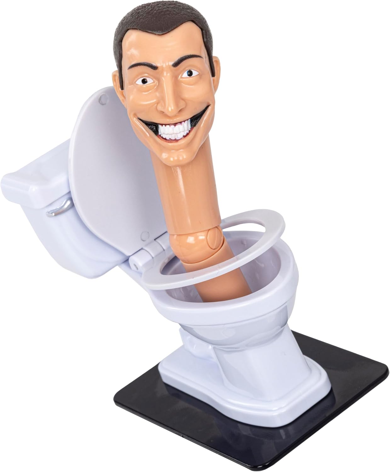 Skibidi Toilet Deluxe Figure Series 2 Skibidi Toilet, Official 6 Inch Collectible Action Figure with 22 Moving Parts for Kids 13+