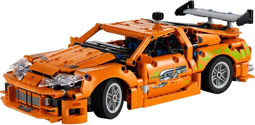 LEGO Technic Fast and Furious Toyota Supra MK4 Toy Car - 6 Cylinder Engine & Opening Doors - Model Kits for 9+ Years Old Boys & Girls or Adult Motorsport Fans - Ramadan Gift Idea - 42204