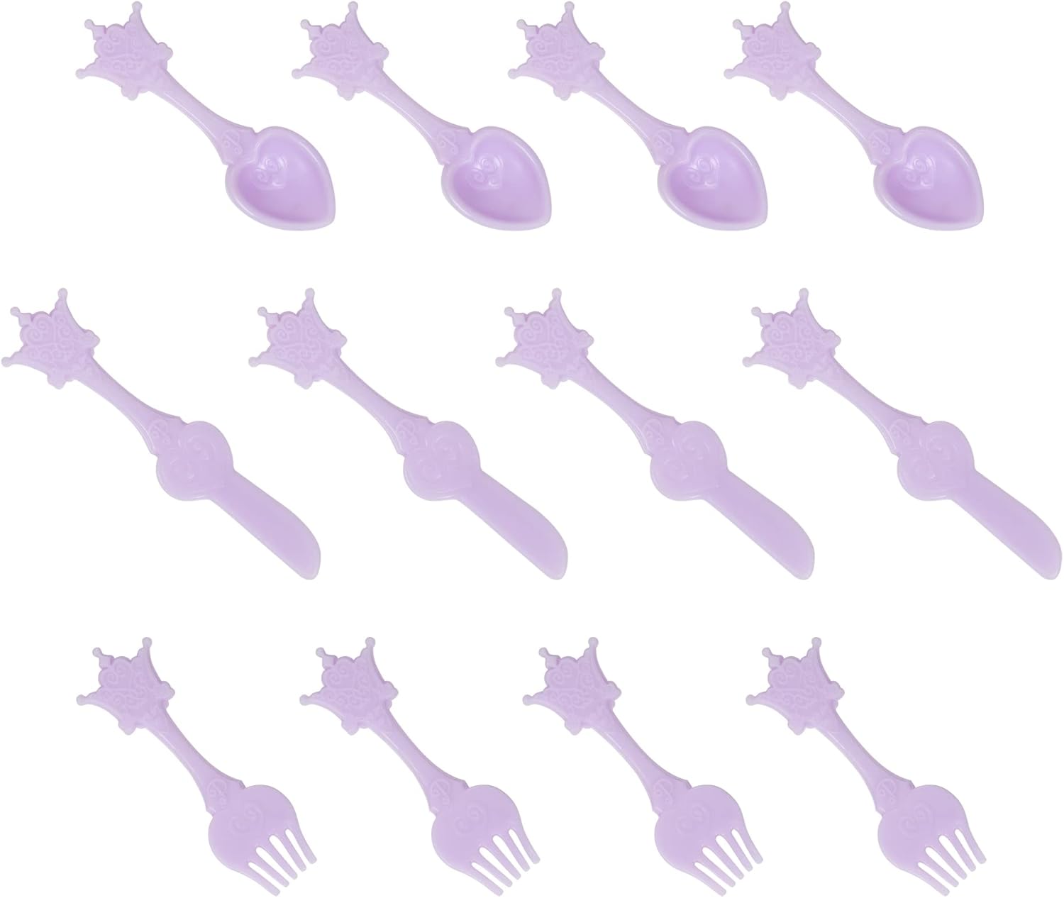 Disney Princess 26-Piece Toy Dinnerware Set, Multicolor Pretend Play Tea Set with Plates, Cups, Spoons, Forks, Knives, Teapot, Sugar Bowl and Creamer, Kids 3+