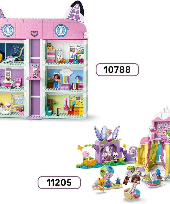 LEGO Gabby's Dollhouse Mermaid Gabby's Aquarium Adventure Toy with Gabby Mini Doll MerCat Figure and Accessories Gift for 4+ Year Old Girls and Movie Fans 11204