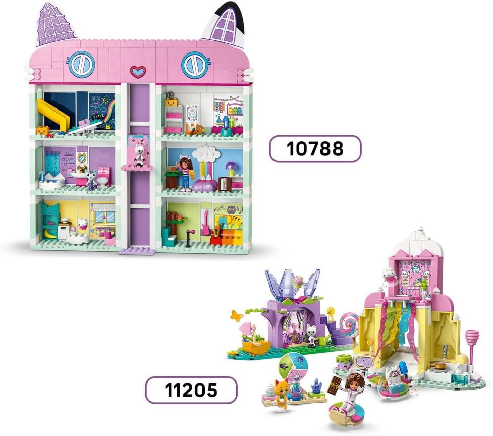 LEGO Gabby's Dollhouse Mermaid Gabby's Aquarium Adventure Toy with Gabby Mini Doll MerCat Figure and Accessories Gift for 4+ Year Old Girls and Movie Fans 11204