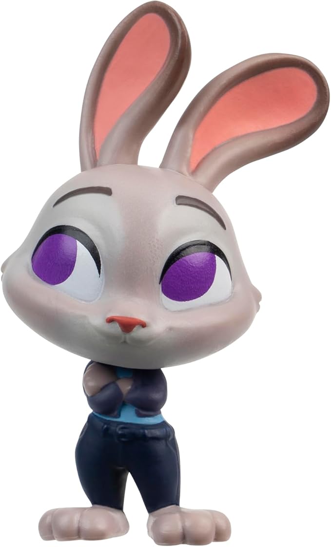 Disney Zootropolis 2 Figure 2-Pack - Judy Hopps with Mystery Figure, Official Zootopia 2 Movie Toys, Collectibles, Mystery Tails Figurines, Gift, Kids Toy, 4 Years+