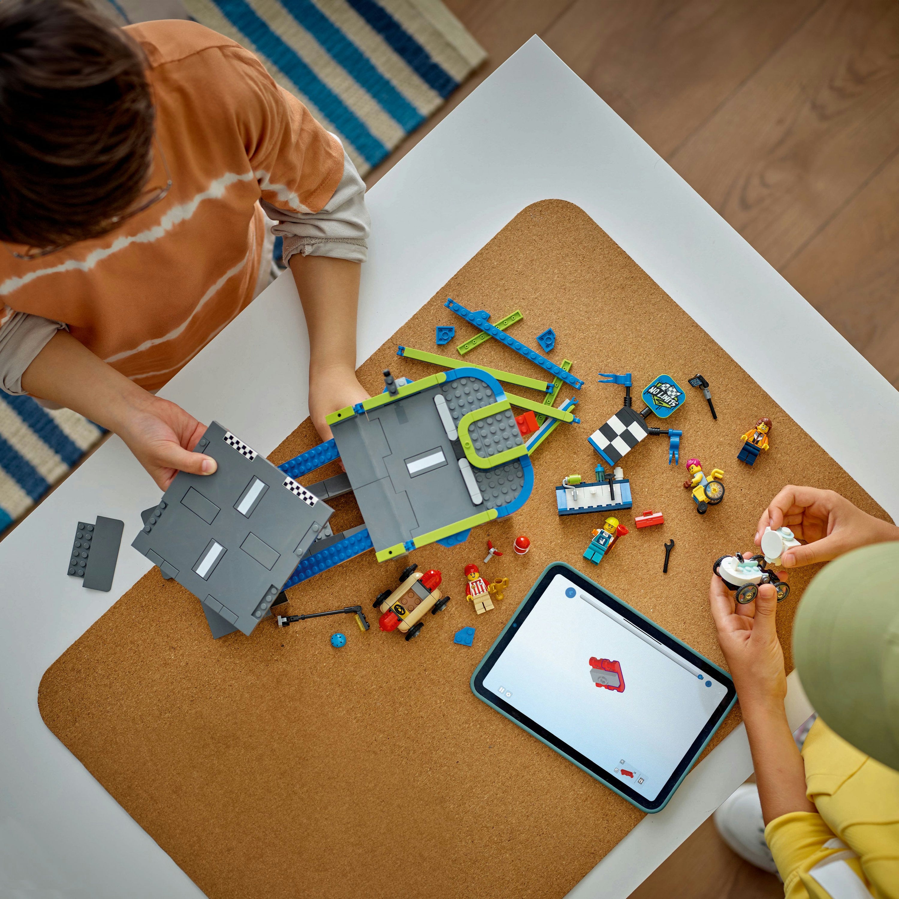 LEGO City 60460 No Limits Race Car Ramp Track Set for Kids 6+