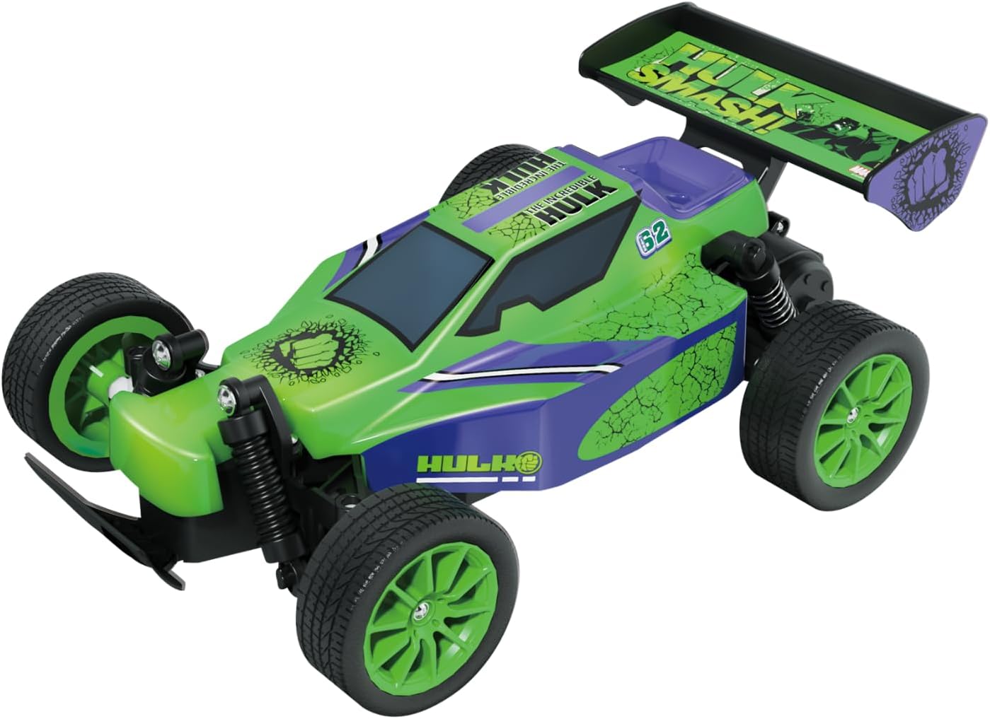 Marvel Hulk Inferno GT Blazer 2.4 GHz RC Car – Full Function Remote Control Monster Truck with Working Lights, High Speed Off-Road Action Toy for Kids Ages 6+, Official Marvel Merchandise
