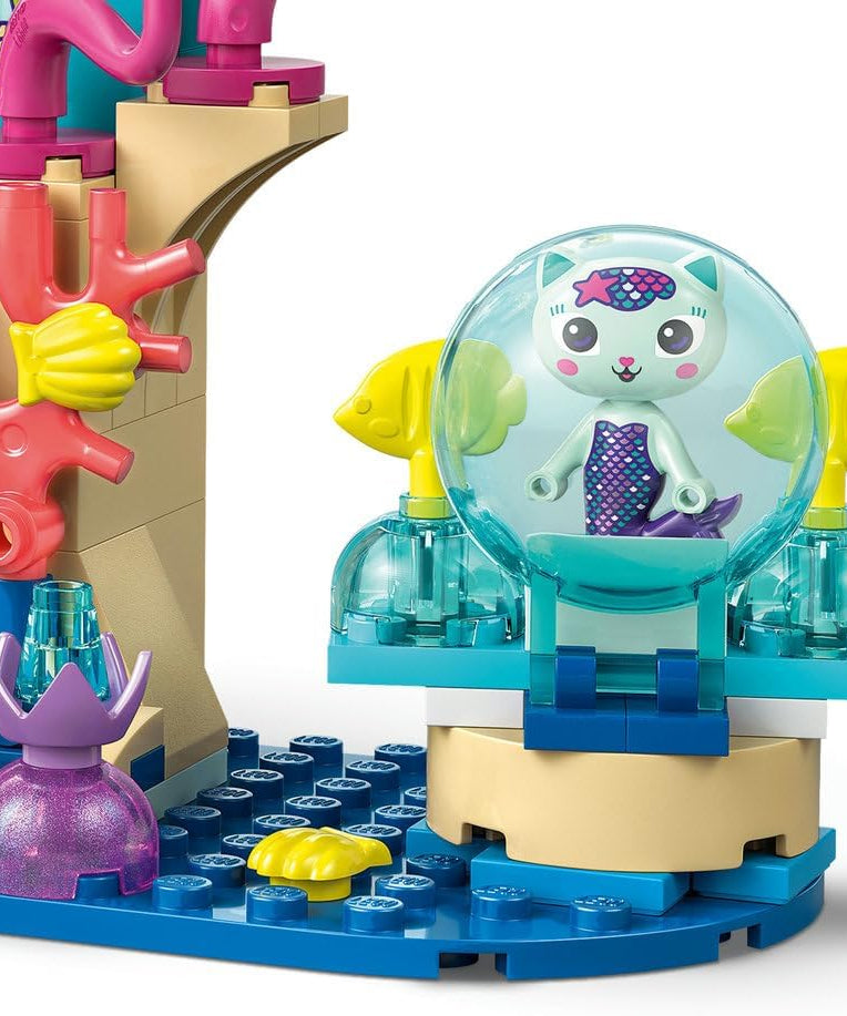 LEGO Gabby's Dollhouse Mermaid Gabby's Aquarium Adventure Toy with Gabby Mini Doll MerCat Figure and Accessories Gift for 4+ Year Old Girls and Movie Fans 11204