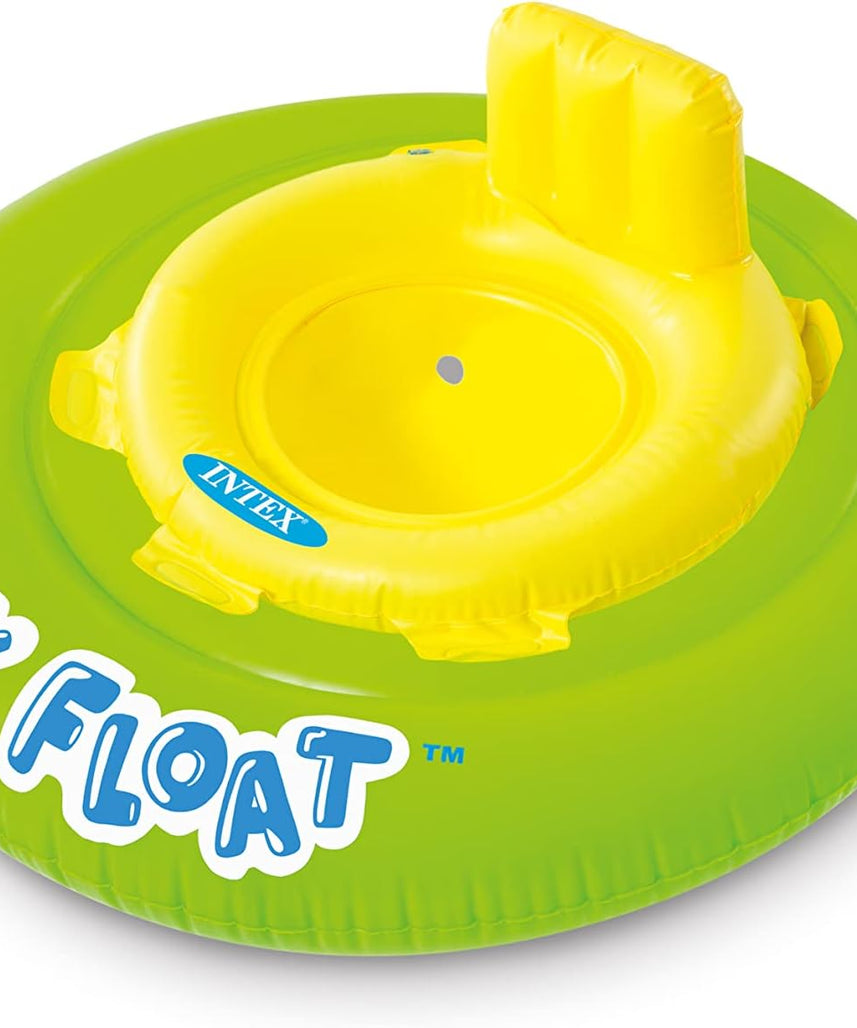 Intex Baby Swimming Float 76cm – Soft Seat, Headrest, Leg Support, Safety Valves for 1-2 Years (Up to 15kg)