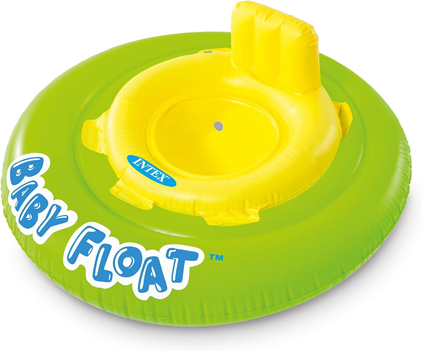 Intex Baby Swimming Float 76cm – Soft Seat, Headrest, Leg Support, Safety Valves for 1-2 Years (Up to 15kg)