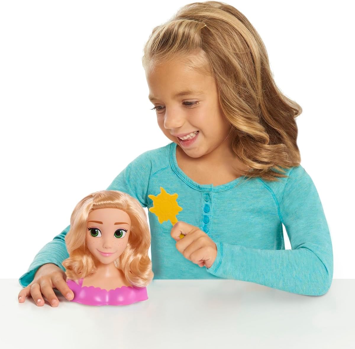 Disney Rapunzel Princess Mini Styling Head, Hair Styling Toy for Kids Ages 6-12, Creative Play and Imaginative Storytelling