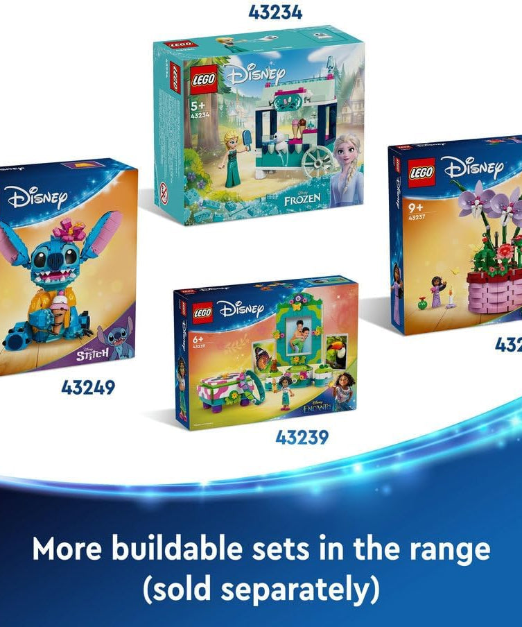 LEGO | Disney Stitch Toy - Play & Display Figure with an Ice-Cream Cone & Decorative Flower - Ramadan Gift for 9+ Year Old Girls, Boys & Lilo & Stitch Movie fans - 43249