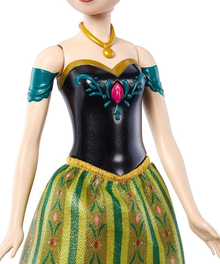 Mattel Disney Frozen Singing Anna Baby Disney Frozen Singing Anna in 4 Languages Sing 'For the First Time in Forever' in the film in 4 Languages Baby JDX53