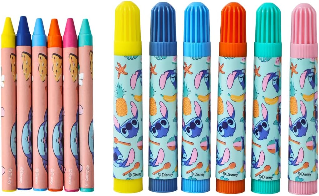 Disney Stitch My First Travel Coloring & Activity Set| Art & Craft Kit | Learning & Activity Set | Travel Fun | Age 3+