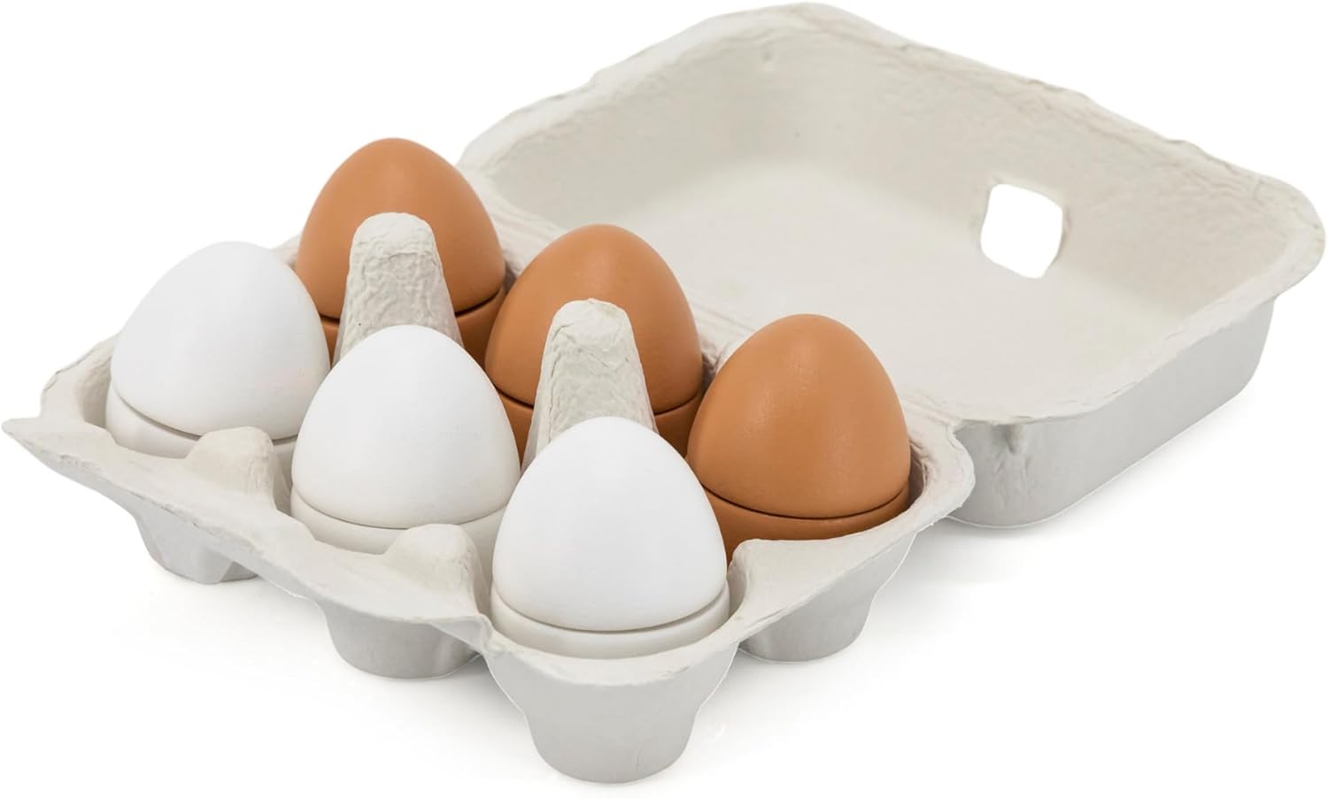 Viga 44752 Wooden Cutting Eggs Playset 6-Pieces