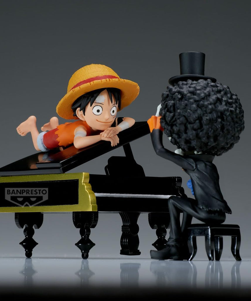 One Piece Monkey D. Luffy & Brook Log Stories WCF – Bandai Spirits Official Prize Figure