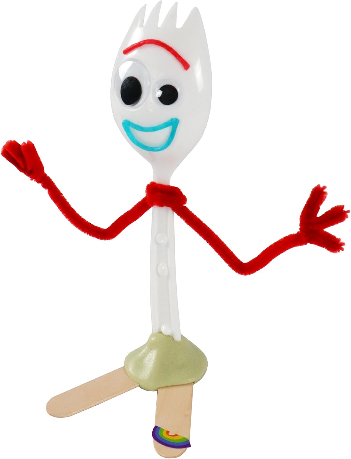 Disney Pixar Toy Story 5 Make Your Own Forky DIY Craft Kit for Kids, Creative Character Building Activity Set with Accessories, Arts and Crafts Toy Ages 3+