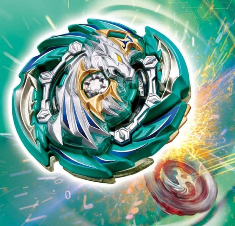 BEYBATTLE BURST BB-148-T Season 4 Starter Heaven Pegasus P5, Multicolor, One Size, Right-Spin Stamina Beyblade with Launcher and Ripcord