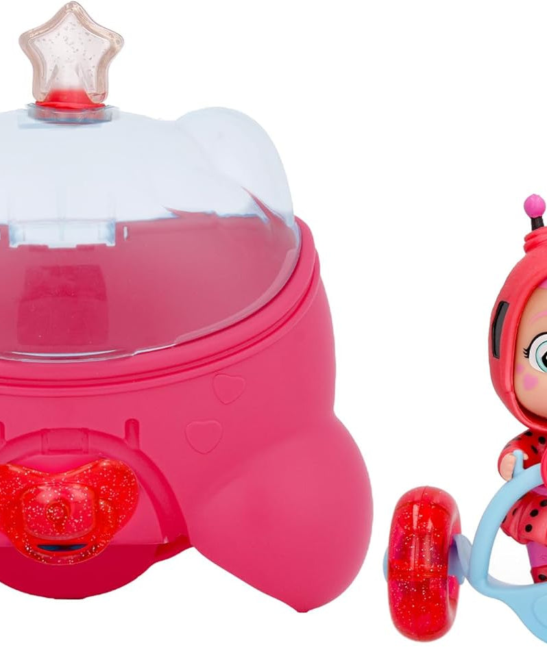 CRY Babies Magic Tears Stars Star Lady - Collectible Mini Doll Dressed in a Pretty Outfit, and Has a 2-in-1 Capsule, with Glow in the Dark Star - Gift Toy for Boys and Girls Over 3 Years