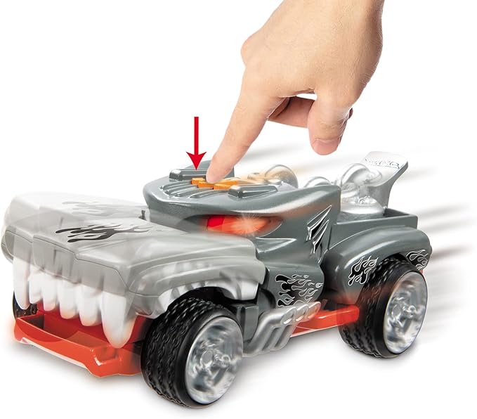 Hot Wheels Monster Action Hotweiler, Motorized Light & Sound Vehicle for Kids Ages 3+