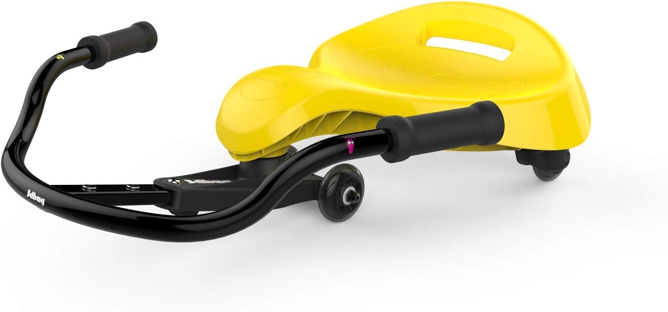 سكوتر جيه دي باج كيدز سواير المتأرجح، عجلات خلفية مضيئة بتقنية LED، مساند أقدام مانعة للانزلاق، مقعد مصبوب مريح، مناسب للأعمار من ٢ إلى ٥ سنوات، دراجات، دراجات ثلاثية العجلات، وألعاب ركوب