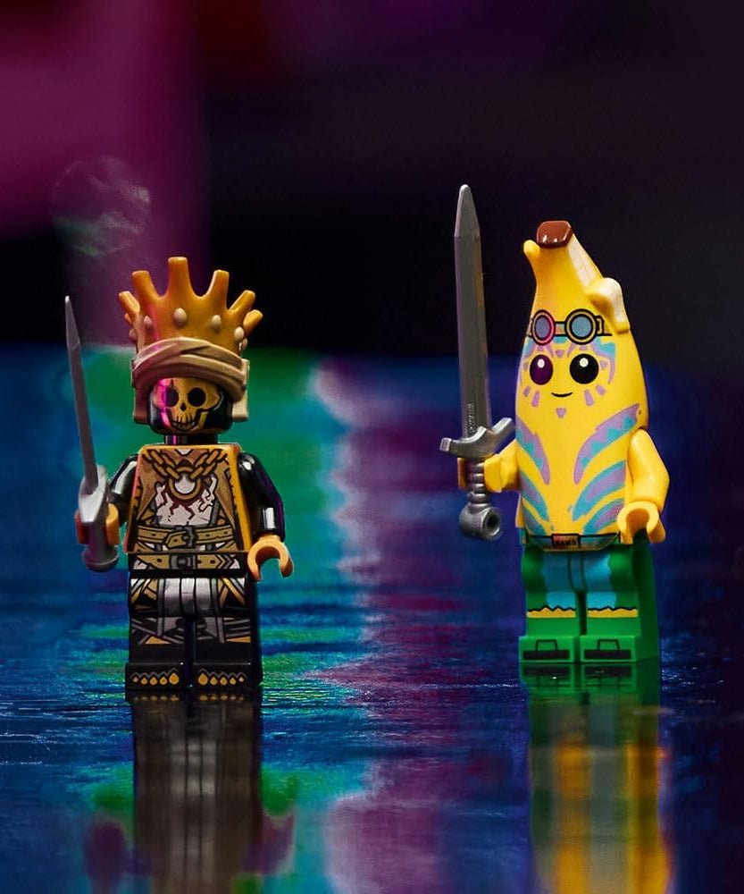 LEGO Fortnite Klombo Toy - Play & Display Dino Figure with Oro and Island Peely Minifigures - Gift for 10+ Year Old Boys, Girls & Gaming Fans - 77077