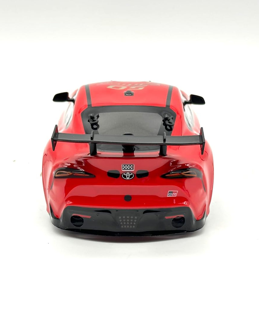 D-Power 1:16 Toyota Supra GT4 RC Car, 2.4GHz Remote Control Vehicle, Rechargeable Battery, Ages 6+