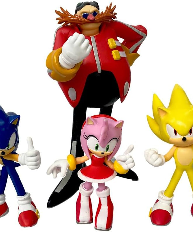 Comansi Doctor Eggman Action Figure 16cm, Sonic the Hedgehog Collectible Toy, Glossy Plastic Figure, Premium Edition, Video Game & Movie Character, Tabletop Display for Kids and Fans