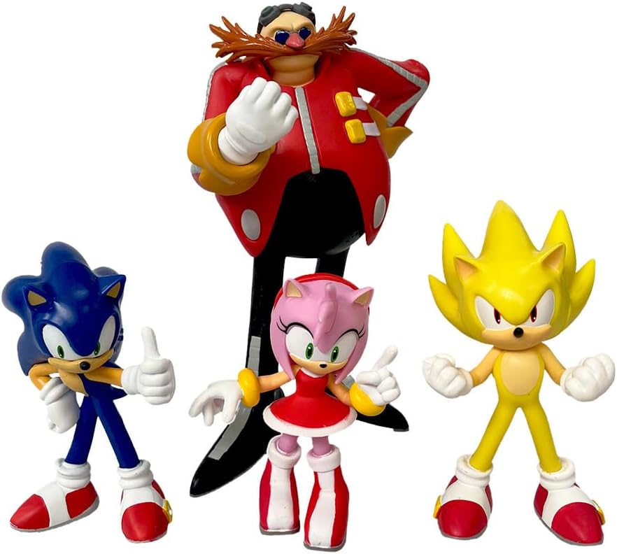 Comansi Doctor Eggman Action Figure 16cm, Sonic the Hedgehog Collectible Toy, Glossy Plastic Figure, Premium Edition, Video Game & Movie Character, Tabletop Display for Kids and Fans