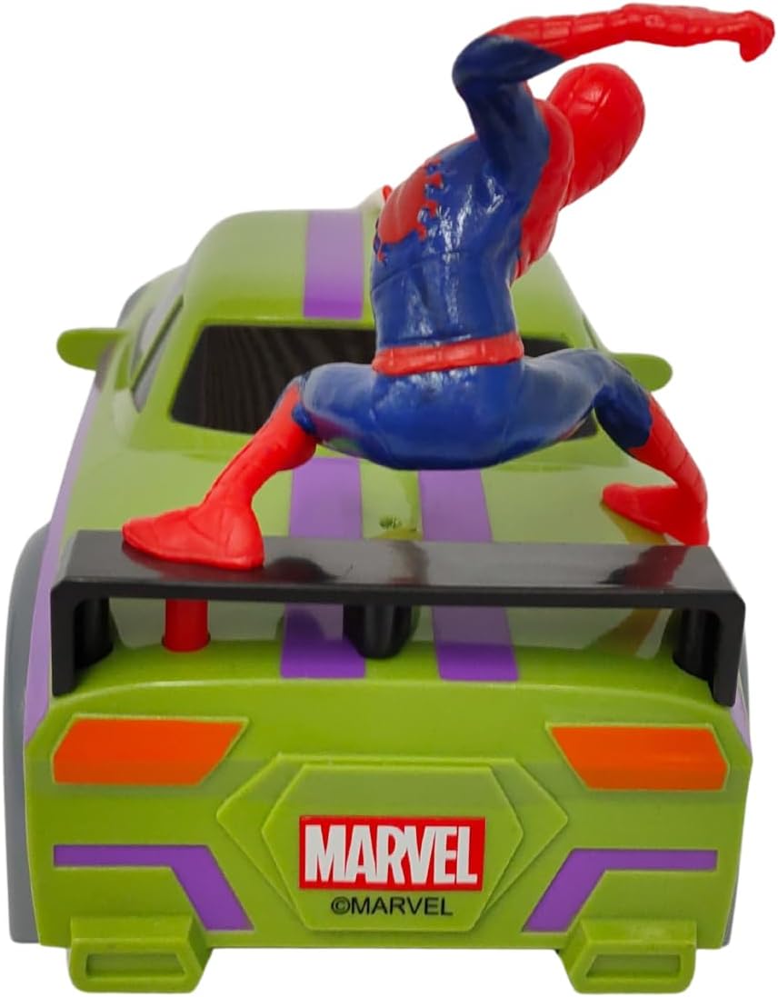 Marvel Spider-Man Swing & Sway Stormer RC - 2.4 GHz Full Function Remote Control Car for Kids - Official Disney Marvel Avengers Toy Vehicle - Ages 3+