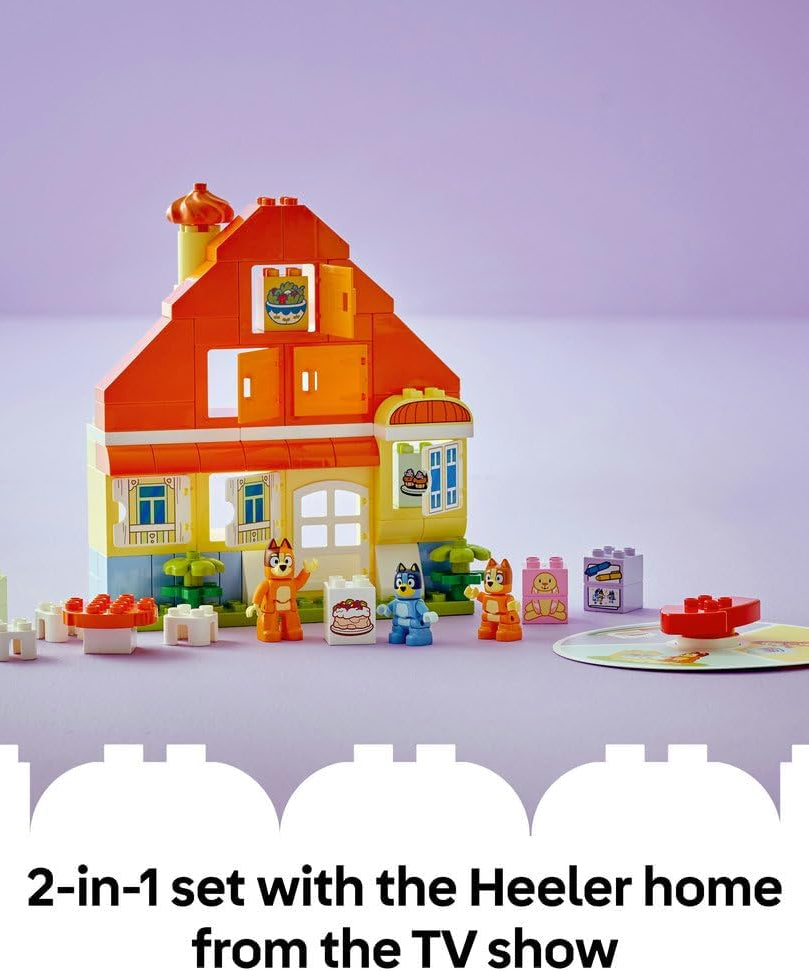 LEGO DUPLO Bluey: Bluey's Family House with Memory Game 10459