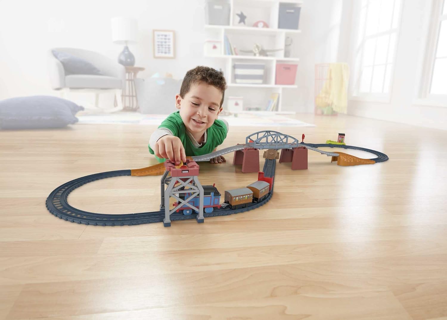 Thomas & Friends Fisher-Price 3-in-1 Package Pickup Train Set