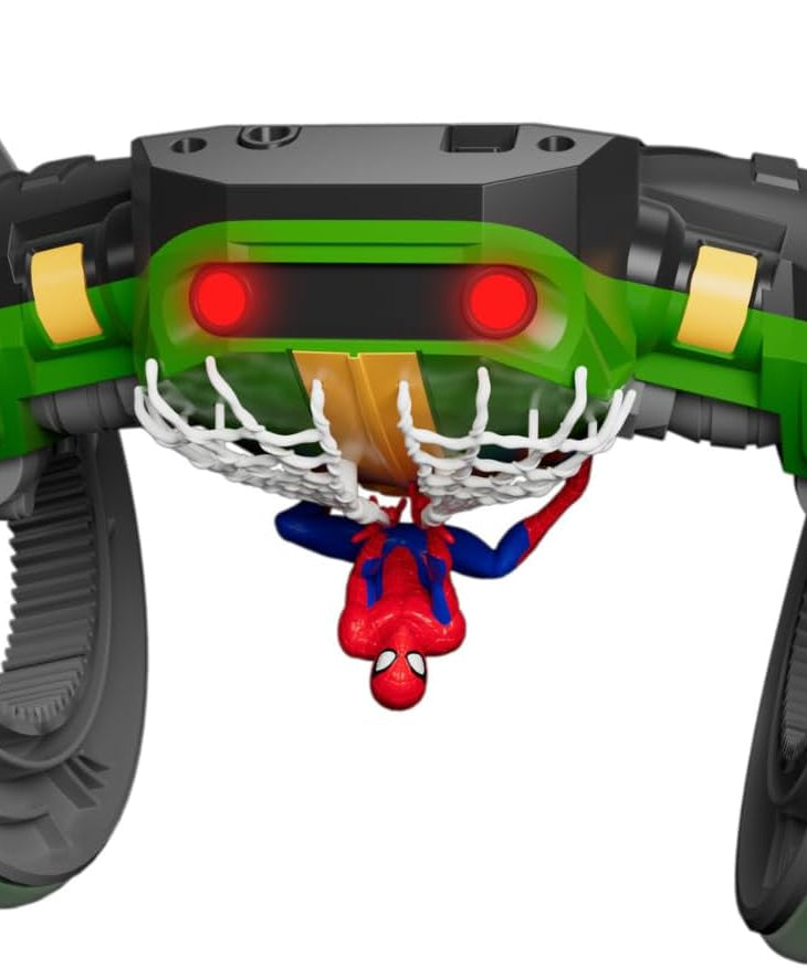 Marvel Spider-Man RC Stunt Car - Rock N' Roll Gravity Stormer - 360° Rotating Body & Wheels - 2.4 GHz High Speed Remote Control Toy for Kids & Toddlers - Ages 3+